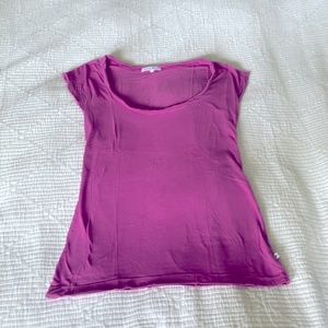 James Perse fitted cap sleeve